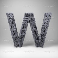 Letter W