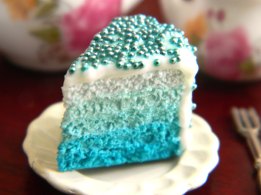 blue cake